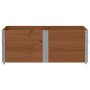 Solid pine wood planter in brown, 150x100 cm by , Pots and planters - Ref: Foro24-3295442, Price: 126,28 €, Discount: %