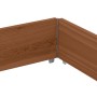 Solid pine wood planter in brown, 150x100 cm by , Pots and planters - Ref: Foro24-3295414, Price: 49,99 €, Discount: %