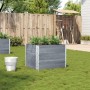 Solid gray pine wood planter 80x60 cm by , Pots and planters - Ref: Foro24-3295421, Price: 79,99 €, Discount: %