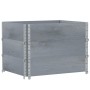 Solid gray pine wood planter 80x60 cm by , Pots and planters - Ref: Foro24-3295421, Price: 79,99 €, Discount: %