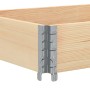 Solid pine wood planter 80x60 cm by , Pots and planters - Ref: Foro24-3295835, Price: 31,05 €, Discount: %