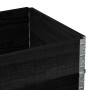 Solid black pine wood planter 80x60 cm by , Pots and planters - Ref: Foro24-3295840, Price: 53,99 €, Discount: %