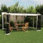 Gazebo with cream steel mesh walls 4x3 m by , Tents and gazebos - Ref: Foro24-4003911, Price: 385,41 €, Discount: %