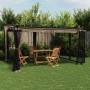 Pavillon mit taupefarbenen Stahlwänden 4x3 m von , Zelte und Pavillons - Ref: Foro24-4003913, Preis: 385,41 €, Rabatt: %