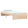 Solid pine wood bed frame 75x190 cm by vidaXL, Beds and slatted bases - Ref: Foro24-833225, Price: 99,79 €, Discount: %