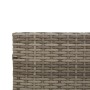 L-shaped garden sofa with table and gray PE rattan cushions by , Garden sets - Ref: Foro24-369029, Price: 371,20 €, Discount: %