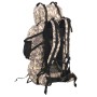 Mochila de senderismo tela oxford marrón camuflaje 60 l de , Mochilas - Ref: Foro24-4009964, Precio: 68,20 €, Descuento: %