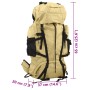 Mochila de senderismo tela oxford caqui 60 l de , Mochilas - Ref: Foro24-4009966, Precio: 68,20 €, Descuento: %