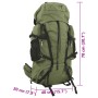 Mochila de senderismo tela oxford verde militar 80 l de , Mochilas - Ref: Foro24-4009972, Precio: 71,72 €, Descuento: %