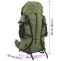 Wanderrucksack aus militärgrünem Oxford-Stoff, 100 l. von , Rucksäcke - Ref: Foro24-4009979, Preis: 78,99 €, Rabatt: %