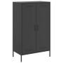 Aparador de acero negro 68x39x113 cm de , Aparadores - Ref: Foro24-842964, Precio: 229,99 €, Descuento: %