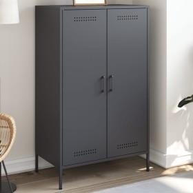 Aparador de acero gris antracita 68x39x113 cm de , Aparadores - Ref: Foro24-842966, Precio: 185,99 €, Descuento: %