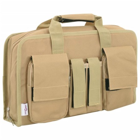 Gun holster made of khaki Oxford fabric, 40x24x10 cm. by , Firearm cases - Ref: Foro24-4009993, Price: 31,99 €, Discount: %