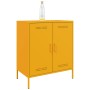 Aparador de acero amarillo mostaza 68x39x79 cm de , Aparadores - Ref: Foro24-842979, Precio: 137,99 €, Descuento: %