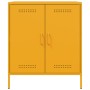 Mustard yellow steel sideboard 68x39x79 cm by , Sideboards - Ref: Foro24-842979, Price: 137,29 €, Discount: %