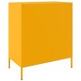 Aparador de acero amarillo mostaza 68x39x79 cm de , Aparadores - Ref: Foro24-842979, Precio: 137,99 €, Descuento: %