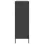 Aparador de acero negro 68x39x113 cm by , Sideboards - Ref: Foro24-842970, Price: 119,52 €, Discount: %