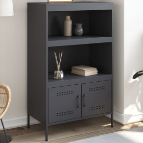 Anthracite gray steel sideboard 68x39x113 cm by , Sideboards - Ref: Foro24-842972, Price: 161,99 €, Discount: %