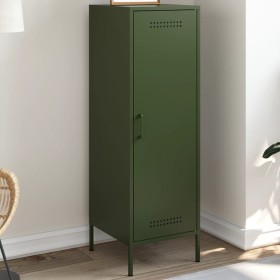 Olive green steel sideboard 36x39x113 cm by , Sideboards - Ref: Foro24-843010, Price: 167,99 €, Discount: %