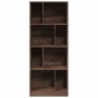 Estantería madera de ingeniería marrón roble 57x28,5x141 cm de , Librerías y estanterías - Ref: Foro24-848002, Precio: 79,30 ...