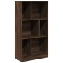 Engineered wood brown oak bookshelf 57x28.5x107.5 cm by , Bookcases and shelves - Ref: Foro24-848009, Price: 65,41 €, Discoun...