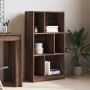 Engineered wood brown oak bookshelf 57x28.5x107.5 cm by , Bookcases and shelves - Ref: Foro24-848009, Price: 65,41 €, Discoun...