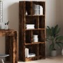 Engineered wood smoked oak bookshelf 57x28.5x141 cm by , Bookcases and shelves - Ref: Foro24-848000, Price: 77,06 €, Discount: %