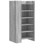 Mueble zapatero madera de ingeniería gris Sonoma 52x37,5x100 cm de , Zapateros y organizadores de calzado - Ref: Foro24-84844...