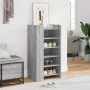 Mueble zapatero madera de ingeniería gris Sonoma 52x37,5x100 cm de , Zapateros y organizadores de calzado - Ref: Foro24-84844...