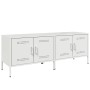 TV furniture 2 pieces white steel 68x39x50.5 cm by , TV Furniture - Ref: Foro24-842945, Price: 237,99 €, Discount: %