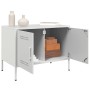 TV furniture 2 pieces white steel 68x39x50.5 cm by , TV Furniture - Ref: Foro24-842945, Price: 237,99 €, Discount: %