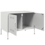 TV-Möbel 2-teilig aus weißem Stahl 68x39x50,5 cm von , TV-Möbel - Ref: Foro24-842945, Preis: 179,29 €, Rabatt: %