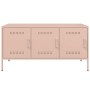 Mueble de TV de acero rosa 100,5x39x50,5 cm de , Muebles TV - Ref: Foro24-842947, Precio: 124,97 €, Descuento: %