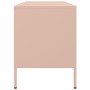 Mueble de TV de acero rosa 100,5x39x50,5 cm de , Muebles TV - Ref: Foro24-842947, Precio: 124,97 €, Descuento: %