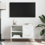 Mueble de TV de acero blanco 68x39x50,5 cm de , Muebles TV - Ref: Foro24-843004, Precio: 95,88 €, Descuento: %