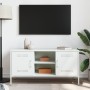 Mueble de TV de acero blanco 100,5x39x50,5 cm de , Muebles TV - Ref: Foro24-842993, Precio: 163,99 €, Descuento: %