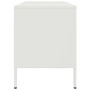 Mueble de TV de acero blanco 100,5x39x50,5 cm de , Muebles TV - Ref: Foro24-842993, Precio: 163,99 €, Descuento: %