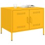 Mesa de centro acero laminado en frío amarillo 68x50x50,5 cm de , Mesas de centro - Ref: Foro24-843033, Precio: 114,83 €, Des...