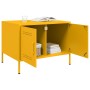 Mesa de centro acero laminado en frío amarillo 68x50x50,5 cm de , Mesas de centro - Ref: Foro24-843033, Precio: 114,83 €, Des...