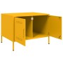 Mesa de centro acero laminado en frío amarillo 68x50x50,5 cm de , Mesas de centro - Ref: Foro24-843033, Precio: 114,83 €, Des...