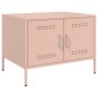 Mesa de centro acero laminado en frío rosa 68x50x50,5 cm de , Mesas de centro - Ref: Foro24-843031, Precio: 114,83 €, Descuen...