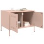 Mesa de centro acero laminado en frío rosa 68x50x50,5 cm de , Mesas de centro - Ref: Foro24-843031, Precio: 114,83 €, Descuen...