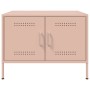 Kaltgewalzter Stahltisch in Rosa, 68x50x50,5 cm von , Couchtisch - Ref: Foro24-843031, Preis: 151,99 €, Rabatt: %