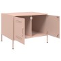 Kaltgewalzter Stahltisch in Rosa, 68x50x50,5 cm von , Couchtisch - Ref: Foro24-843031, Preis: 151,99 €, Rabatt: %