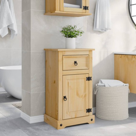 Armario de baño Corona madera maciza de pino 45x33x80 cm de , Muebles de baño - Ref: Foro24-4013400, Precio: 91,99 €, Descuen...