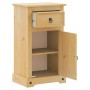 Armario de baño Corona madera maciza de pino 45x33x80 cm de , Muebles de baño - Ref: Foro24-4013400, Precio: 91,99 €, Descuen...