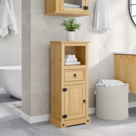 Armario de baño Corona madera maciza de pino 45x33x110 cm de , Muebles de baño - Ref: Foro24-4013402, Precio: 92,24 €, Descue...