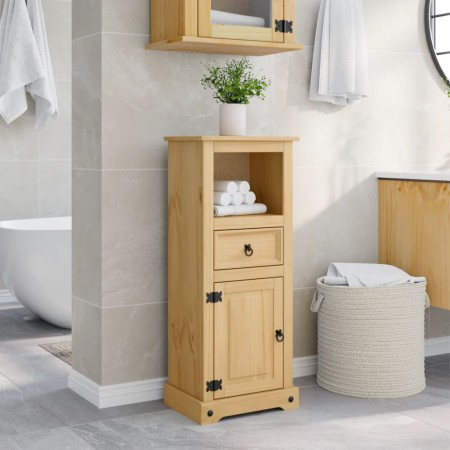 Armario de baño Corona madera maciza de pino 45x33x110 cm de , Muebles de baño - Ref: Foro24-4013402, Precio: 92,24 €, Descue...