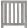 Engineered wood radiator cover in Sonoma gray, measuring 78x20x82 cm. by , Accessories for heating radiators - Ref: Foro24-85...