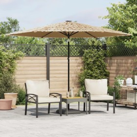 Garden umbrella with brown steel pole 288x288x225 cm by , Umbrellas - Ref: Foro24-4005105, Price: 105,17 €, Discount: %